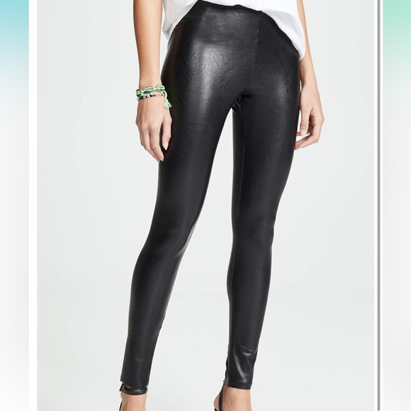 commando Women's Perfect Control Faux Leather Leggings NEVER WORN - Picture 2 of 5
